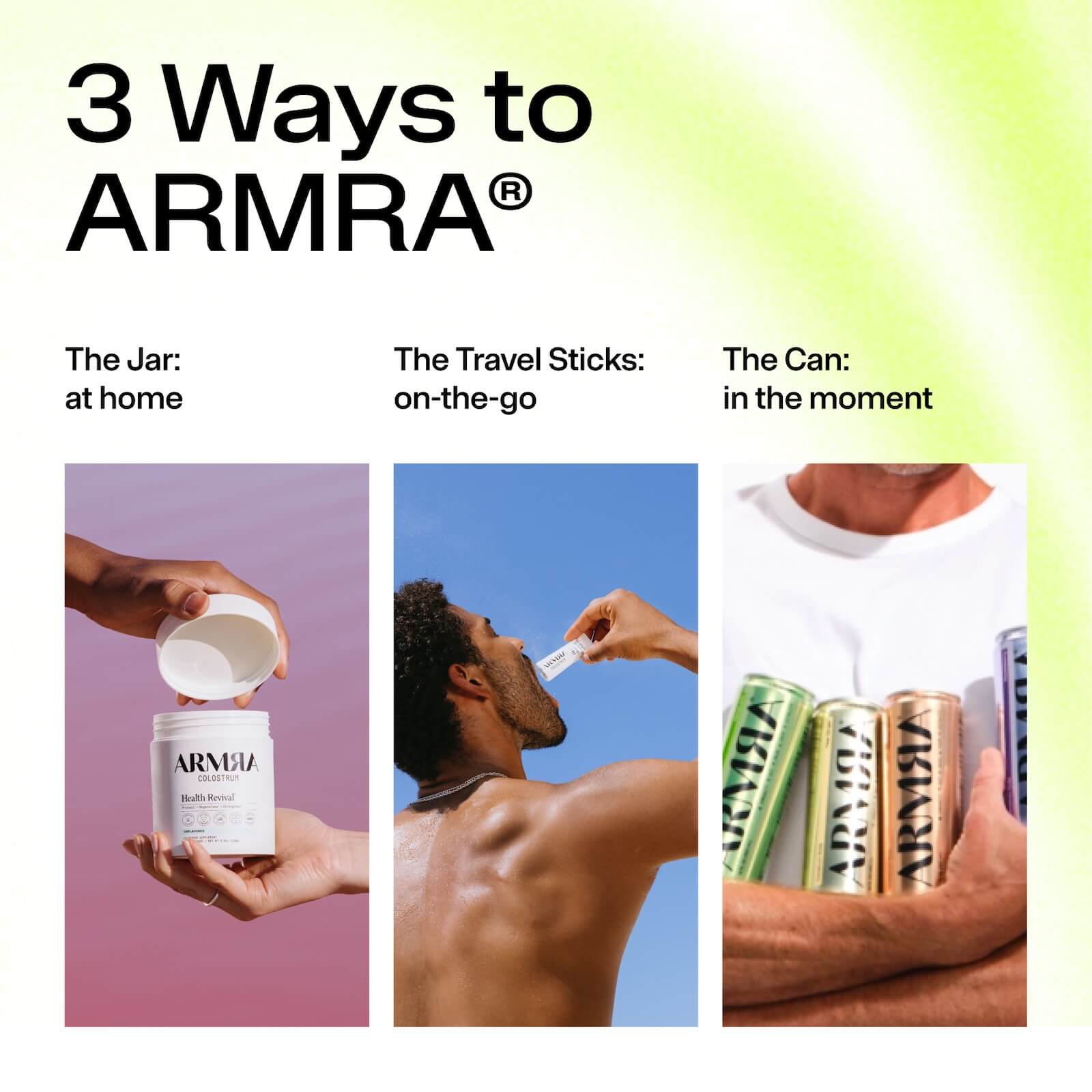 ARMRA Colostrum Soda Variety 12-Pack