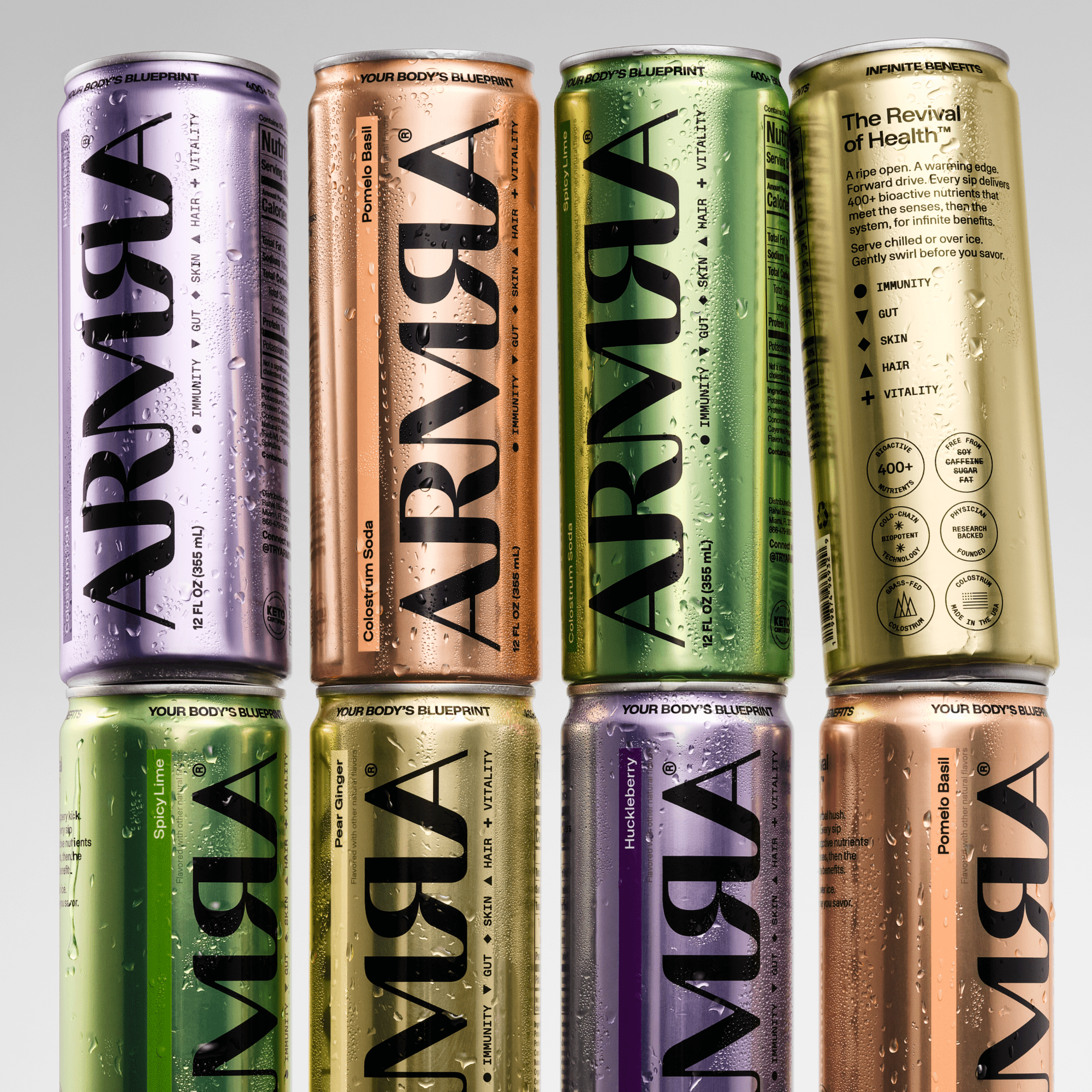 ARMRA Colostrum Soda Variety 12-Pack